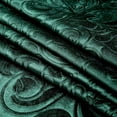 Forest Brocade Velvet Scroll Fabric, Ideal Embossed Material for