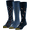 Midnight, Denim, Midnight, variant on GOLDTOE Edition Mens Casual Cushion Crew Socks, 6-Pack