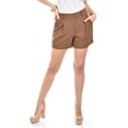 thumbnail image 1 of Short de vestir con pinzas Roman Fashion/ Juvenil, 31404 (Cafe) cafe EG, 1 of 5
