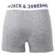 thumbnail image 5 of Jack & Jones Calzoncillos para hombre, paquete de 3 - SENSE TRUNKS, algodón elástico Negro/Gris/Blanco S (Small), 5 of 7