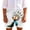 A03-White, variant on LEKWK Boys Girls Swim Trunks Kids Funny Face Quick Dry Board Shorts Drawstring Elastic Waist Bathing Suits with Pockets Summer Beach Vacation Swimsuit 5-14Y