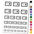 thumbnail image 1 of Billiard Pool Table Water Resistant Temporary Tattoo Set Fake Body Art Collection - Yellow, 1 of 6