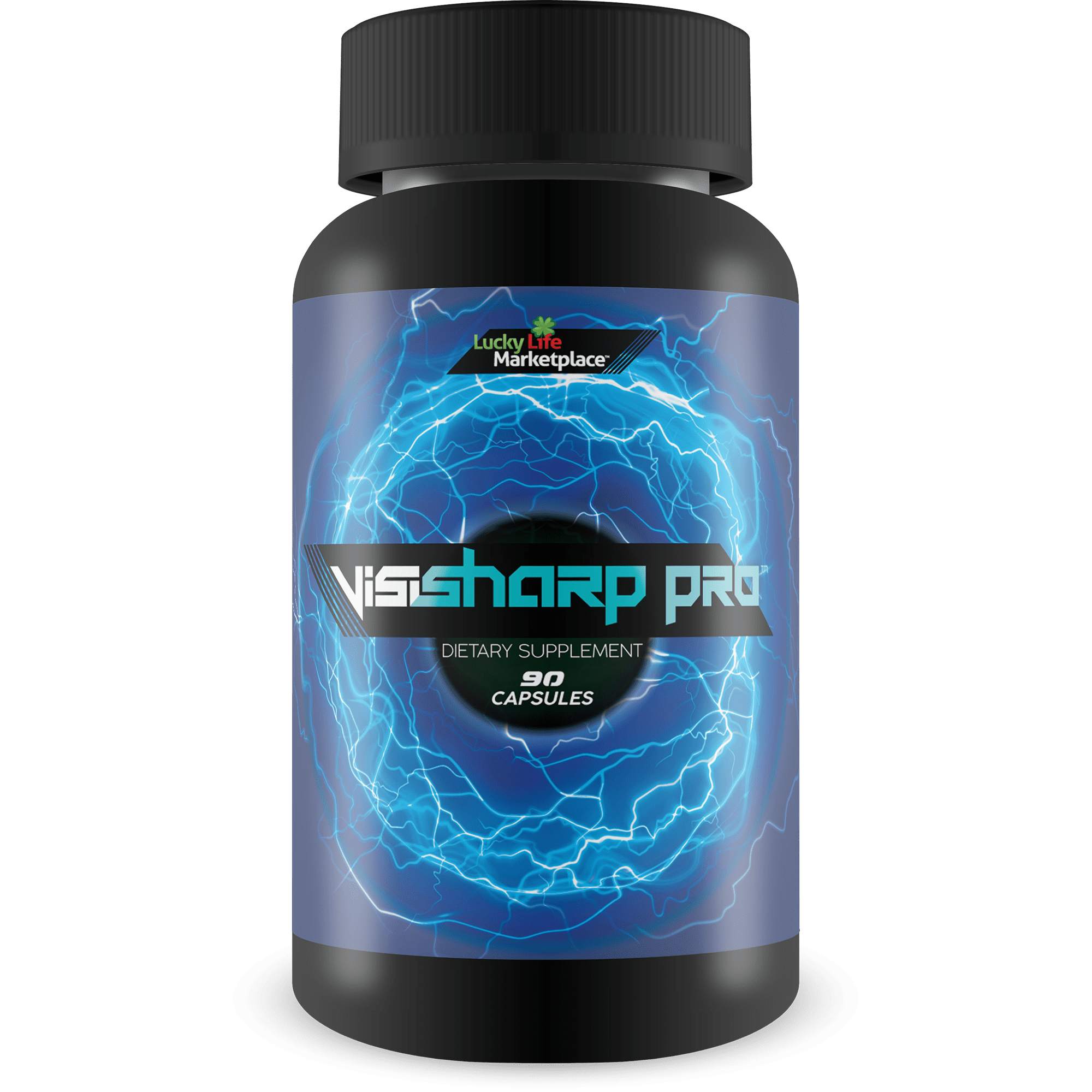 Visi Sharp Pro - Natural Vision Support Supplement - Support Healthy Vision and Visual Acuity - Enriched Multi-Vitamin, Mineral, & Antioxidant Formula for Day and Night Vision - Promote Eye Health