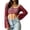 12#Deep Red, variant on Womens Crochet Shrug Y2K Hollow Out Bolero Shrug See Through Cropped Knit Sweater Top