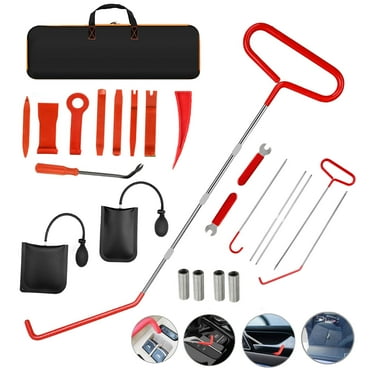 Professional Car Tool Kit, 23 Pcs Essential Automotive Tools Sets suitable for all types of vehicles，67 inches Pull Hook J-Hook