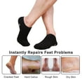 thumbnail image 5 of 1 Pair Moisturizing Gloves+1 Pair Moisturizing Socks, Gel Gloves and Gel Socks for Dry Cracked Heels &Hands Treatment,Spa Gloves and Spa Socks for heal dry cracked feet(Black), 5 of 7
