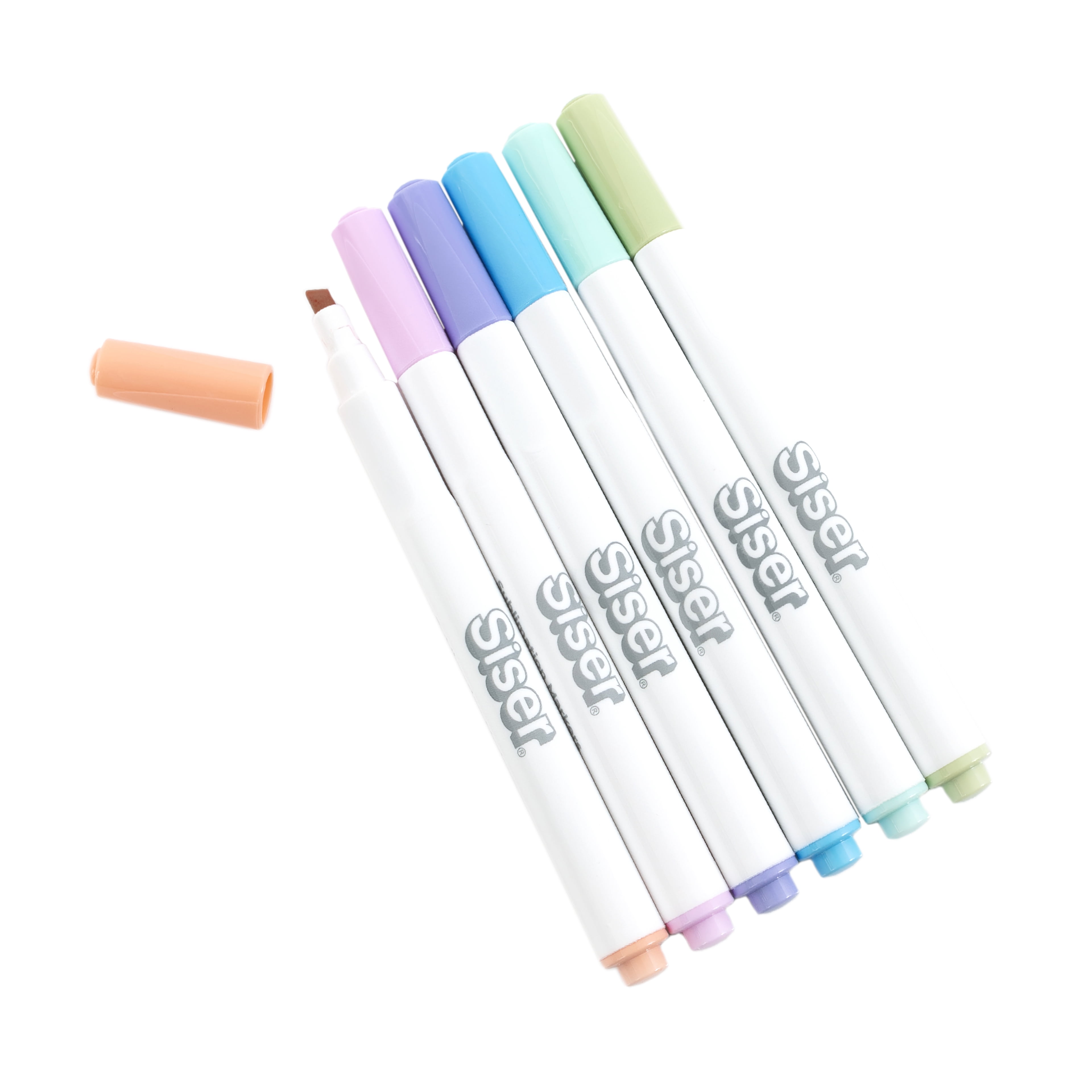 Siser 6 Color Chisel Tip Sublimation Markers