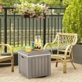 thumbnail image 2 of Costway 10 Gallon Ice Cooler w/ Built-in Handles and Detachable Lid Brown, 2 of 10