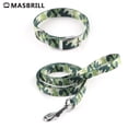 thumbnail image 2 of MASBRILL Durable Dog Collar Nylon Camouflage Adjustable Collar for Small Medium Dog Light-Green-S, 2 of 8