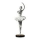 thumbnail image 4 of Estatua de bailarina, figura de resina para niña, estilo europeo, decoración de escritorio para el hogar, arte Estilo E Argenta, 4 of 9