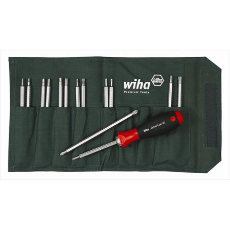 

Wiha Drive-Loc VI Slot/Ph/Torx/Hex Inch/Hex Metric in Wallet - 15 Piece