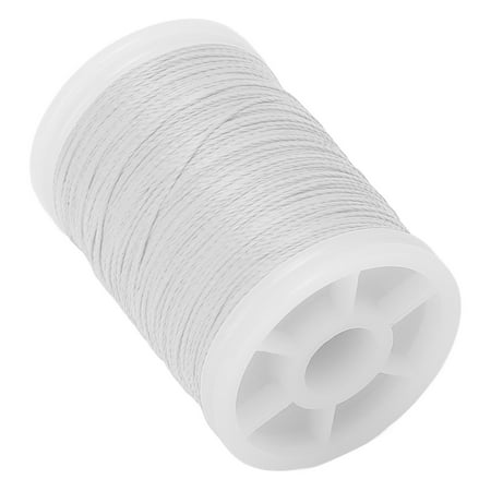 Riousery Archery Bowstring Serving Thread Material for Tying Peep Sight Nock Maintenance Accessory 110m / 360.89 ft Roll High Durability Bow String Protection White