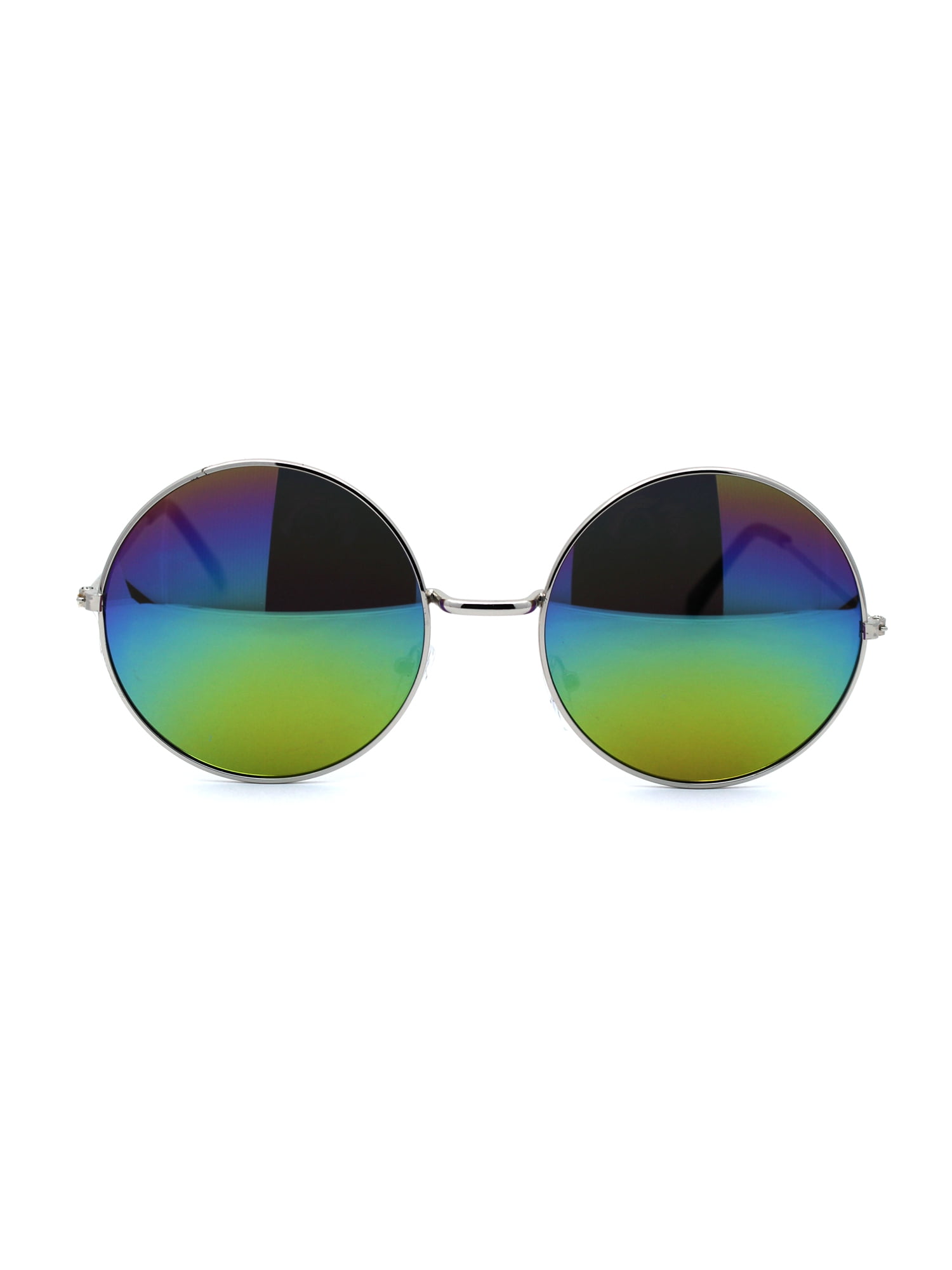 Round John Lennon Style Sunglasses Mirror Hippy Hippies 70's 60's Lens Round John Lennon Style Sunglasses Mirror Hippy Hippies 70's 60's Lens