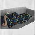 thumbnail image 6 of Cars Soft Flannel Fleece Blanket, Mini Vintage Vehicles on the Road Driving Cars with Various Vibrant Colors, Cozy Plush for Indoor and Outdoor Use, 70" x 90", Dark Blue Aqua Mustard, by Ambesonne, 6 of 6
