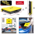thumbnail image 3 of dbest products Quik Cart Pro Collapsible Handcart with Lid Seat Stool, Yellow, 3 of 6