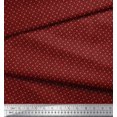 thumbnail image 3 of Soimoi Cotton Cambric Fabric Dot & Heart Small Printed Fabric 1 Yard 42 Inch Wide, 3 of 3