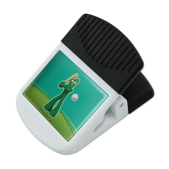 Baseball Player Gumby Refrigerator Fridge Magnet Magnetic Hanging Hook Note Snack Clip