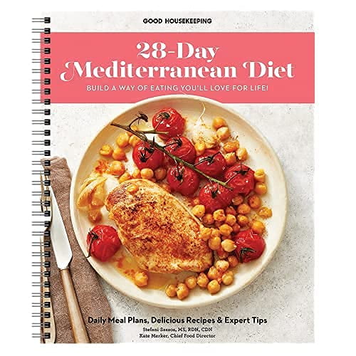 Pre-Owned The 28-Day Mediterranean Cookbook: Daily Meal Plans, Delicious Recipes, and Tips for Building a Way of Eating Youâ€™ll Love for Life - Quick and Easy Planner to Adapt a Healthy Paperback