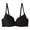 Black, variant on Wireless Push Up Bra for Women, Deep V Plunge Padded T-Shirt Bras with Lift for Small Breasted Women (Black, 90C)
