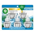thumbnail image 3 of Air Wick Scented Oil Refill, 5ct, Fresh Waters, Air Freshener, Essential Oils, 3 of 8