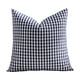 thumbnail image 2 of Fundas de almohada impermeables para exteriores con estampado clásico de cuadros para patio, piscina, jardín y sofá: fundas decorativas para cojines con textura tejida, fáciles de limpiar., 2 of 6