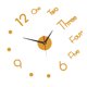 thumbnail image 2 of Matsuzay Reloj de pared DIY acrílico espejo reloj pegatina dormitorio sala de estar decoración Decoración del hogar oro, 2 of 6