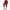 Red, variant on aidice Plus Size Capri Pants for Women Cropped Leggings 3/4 Length High Waisted Eyelet Boho Capris