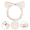 thumbnail image 2 of CIMAXIC Party Raffia Paper Wreath DIY Handmade Wreath Base Material Party Door Decoration,7.48"X6.3"X0.59", 2 of 4