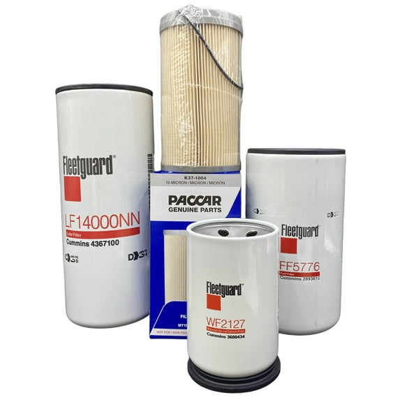 P&F Oil Change Kit For Cummins ISX15 LF14000, FF5776, K37-1004, WF2127