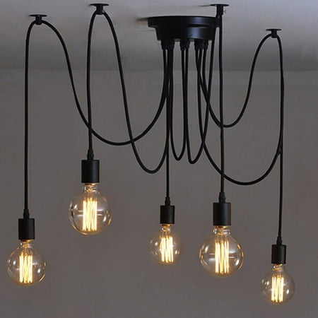 

Vintage Pendant Light1.2m Industrial Ceiling Light Height AdjustableDIY