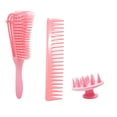 thumbnail image 4 of Cepillo desenredante para cabello rizado Juego de cepillos suaves Peine Peluquería Herramientas para el cuidado del cabello Tmvgtek Cuidado Belleza, 4 of 8