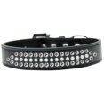 thumbnail image 1 of Ritz Pearl And Clear Crystal Dog Collar Black Size 14, 1 of 1