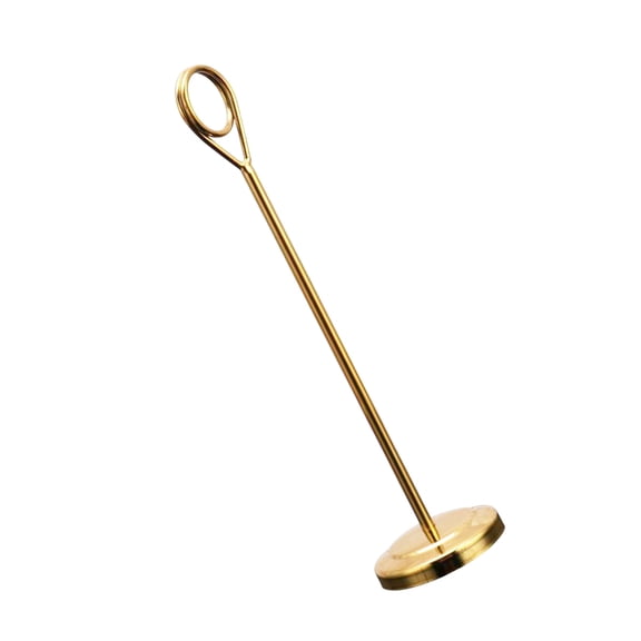 Masteelf Golden Memo Clip Holder for Photos or Notes with 12 Inches Height Perfect as Table Number Stands for Home Hotel or Party Decorations