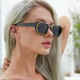 thumbnail image 2 of Sunglasses Women Vintage Big Frame Shades Men Gafas De Sol Sun Glasses UV400 Rectangle Eyewear Oculos, 2 of 6