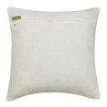 thumbnail image 3 of Decorative Pillow Cover, Teal Blue 16"x16" (40x40 cm) Throw Pillow Covers, Velvet & Linen Greek Applique Throw Pillows For Couch, Abstract Pattern Modern Style - Rhea, 3 of 3