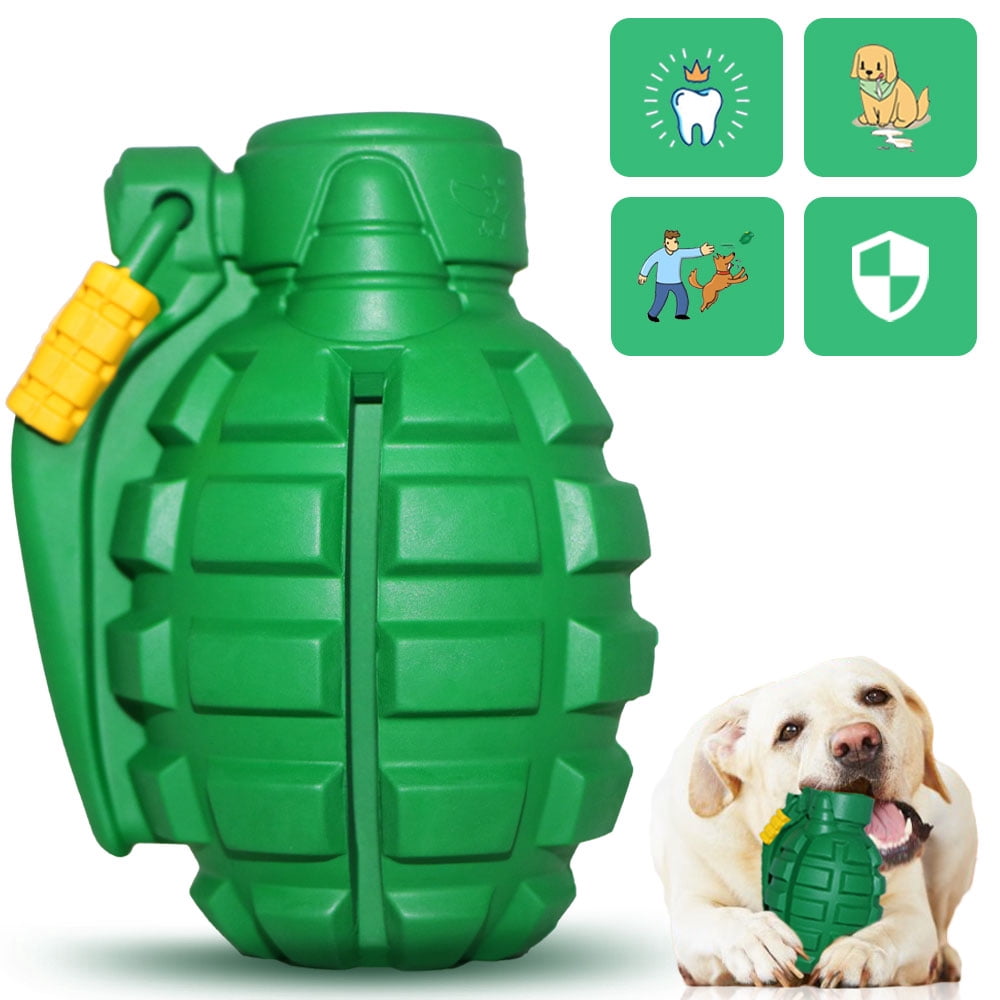 XMXIERUI Dog Chew Toys for Aggressive Chewers,Food Grade Non-Toxic Dental Pet Toy,Tough Durable Indestructible Dog Toys for Small Medium Large Dogs.Green