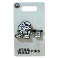 thumbnail image 2 of Disney Parks Star Wars Storm Trooper Pew Pew Pin New with Card, 2 of 3