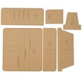 thumbnail image 3 of FAGINEY Acrylic Template, DIY Wallet Wallet Pattern Acrylic, 3.5 X 3.9 X 0.4in For Long Wallet Craft, 3 of 8