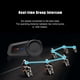 thumbnail image 5 of Auriculares para casco Maxto M2 BT Intercomunicador para casco de motocicleta Casco FM Impermeable Reemplazo de interfono de Moto para auriculares Vimoto SENA 1PCS Negro MAXTO Auriculares para casco, 5 of 6