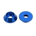 thumbnail image 2 of Unique Bargains M3 Aluminium Alloy Engine Bay Hatch Lid Bumper Washer Dark Blue 10Pcs, 2 of 2