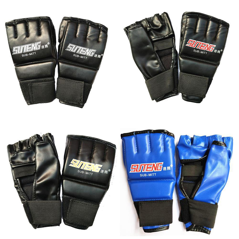 Gym Cool MMA Muay Thai Training Boxing Gloves Punching Bag Half Mitts Sparring 