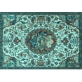 thumbnail image 1 of Ahgly Company Indoor Rectangle Animal Light Blue Traditional Area Rugs, 6' x 9', 1 of 4