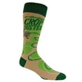 thumbnail image 7 of Men's Crop Duster Socks Funny Farting Bathroom Humor Airplane Graphic Novelty Footwear, 7 of 7