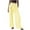 Yellow, variant on Bovxnpu Fall Womens Pants Plus Size, Womens Plaid Wide Lge Pants Baggy High Elastic Waist Casual Sports Pants With Pocket XXL