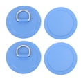 thumbnail image 1 of 4PCS D  Patch, PVC Round Shape Strong Stainless Steel D  Pad For Boat Raft Paddle Board, 1 of 8
