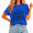 1-blue, variant on Women's Distressed Ink Block Serif Sketch Open Bible Vintage Christian Faith Statement Graphic Short Sleeve T-Shirt