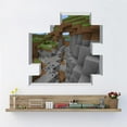 thumbnail image 1 of 3D View Game Minecraft Theme Wall Stickers Decals For Kids Bedroom Home Wall Decor Mural Wallpaper, 1 of 6