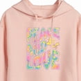 thumbnail image 3 of Peanuts - Peace & Love - Woodstock - Juniors Cropped Pullover Hoodie, 3 of 6