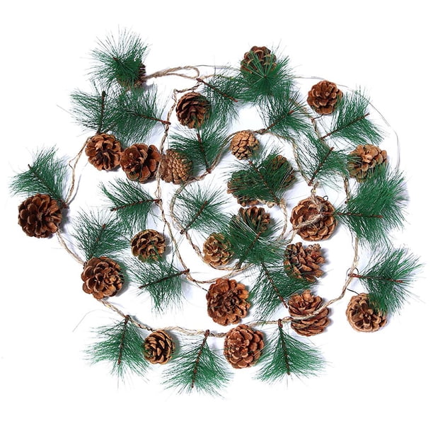 Conos De Pino De Navidad Luces De Cadena Cuentas Led Conos De Pino Cadena De Luz Alambre De Cobre Agujas De Pino Cadena De Luz Con Batería Reemplazable Para Festival sonducket HA022029-00