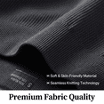 thumbnail image 5 of Ribbed Seamless High Waist Workout Biker Shorts, Tummy Control Gym Shorts, 5 of 6